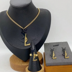 Stainless steel jewelry necklace Earrings Bracelet  Wholesale