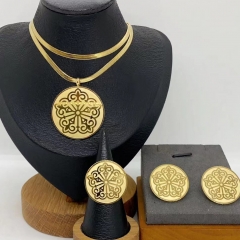 Stainless steel jewelry necklace Earrings Bracelet  Wholesale
