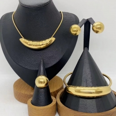 Stainless steel jewelry necklace Earrings Bracelet ring Wholesale