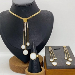 Stainless steel jewelry necklace Earrings Bracelet  Wholesale