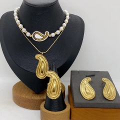 Stainless steel jewelry necklace Earrings Bracelet  Wholesale