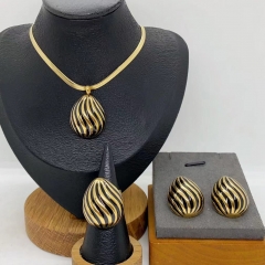 Stainless steel jewelry necklace Earrings Bracelet  Wholesale
