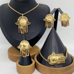 Stainless steel jewelry necklace Earrings Bracelet ring Wholesale