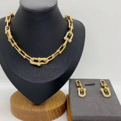 Stainless steel jewelry necklace Earrings Bracelet ring Wholesale