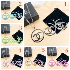 Stainless steel jewelry necklace Earrings Bracelet ring Wholesale