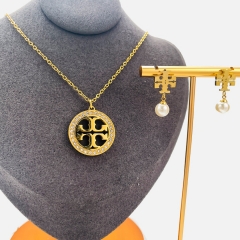 Stainless steel jewelry necklace Earrings Bracelet ring Wholesale