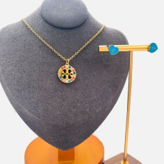 Stainless steel jewelry necklace Earrings Bracelet ring Wholesale