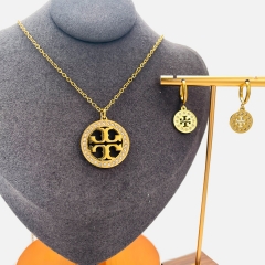 Stainless steel jewelry necklace Earrings Bracelet ring Wholesale