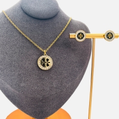 Stainless steel jewelry necklace Earrings Bracelet ring Wholesale