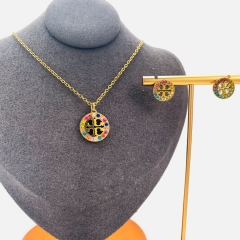 Stainless steel jewelry necklace Earrings Bracelet ring Wholesale