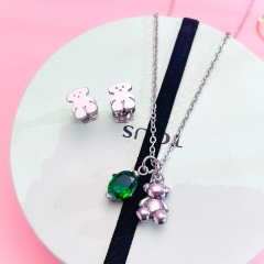 Stainless steel Tous bear jewelry set Wholesale