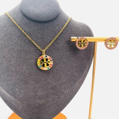 Stainless steel jewelry necklace Earrings Bracelet ring Wholesale