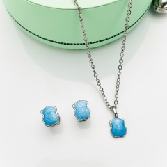 Stainless steel Tous bear jewelry set Wholesale