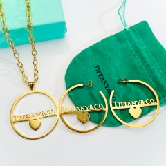 Stainless steel jewelry necklace Earrings Wholesale