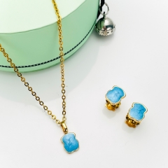 Stainless steel Tous bear jewelry set Wholesale