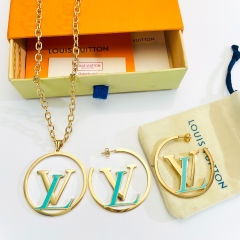 Stainless steel jewelry necklace Earrings Wholesale