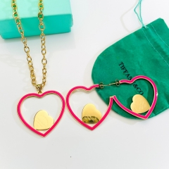 Stainless steel jewelry necklace Earrings Wholesale
