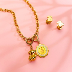 Stainless steel Tous bear jewelry set Wholesale