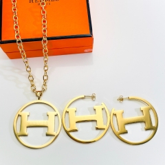 Stainless steel jewelry necklace Earrings Wholesale
