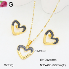 Stainless steel jewelry necklace earring  Wholesale for women