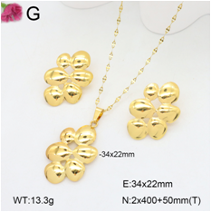 Stainless steel jewelry necklace earring  Wholesale for women