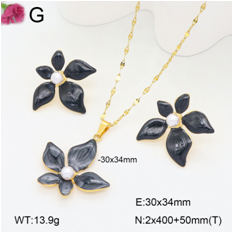 Stainless steel jewelry necklace earring  Wholesale for women