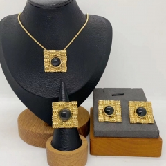 Stainless steel jewelry necklace Earrings  ring Wholesale