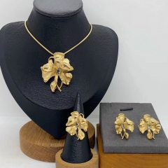 Stainless steel jewelry necklace Earrings  ring Wholesale