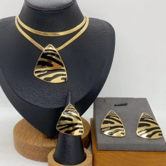 Stainless steel jewelry necklace Earrings  ring Wholesale