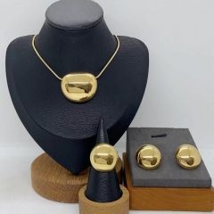 Stainless steel jewelry necklace Earrings  ring Wholesale