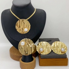 Stainless steel jewelry necklace Earrings  ring Wholesale
