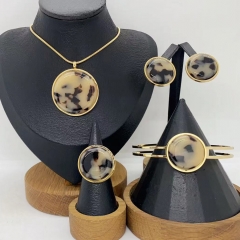 Stainless steel jewelry necklace Earrings Bracelet ring Wholesale