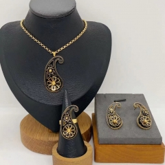Stainless steel jewelry necklace Earrings  ring Wholesale
