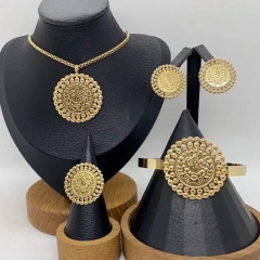 Stainless steel jewelry necklace Earrings Bracelet ring Wholesale