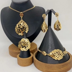 Stainless steel jewelry necklace Earrings Bracelet ring Wholesale