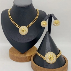 Stainless steel jewelry necklace Earrings Bracelet ring Wholesale