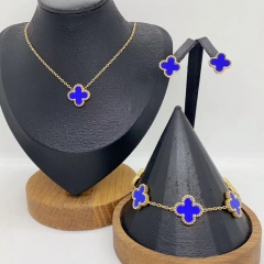 Stainless steel jewelry necklace Earrings Bracelet ring Wholesale