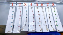 Fashion Popular Stainless Steel Four Leaf Clover Jewelry VCA Bracelet Wholesale for Women