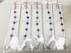 Fashion Popular Stainless Steel Four Leaf Clover Jewelry VCA Bracelet Wholesale for Women