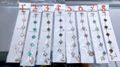 Fashion Popular Stainless Steel Four Leaf Clover Jewelry VCA Bracelet Wholesale for Women