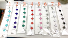 Fashion Popular Stainless Steel Four Leaf Clover Jewelry VCA Bracelet Wholesale for Women