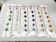 Fashion Popular Stainless Steel Four Leaf Clover Jewelry VCA Bracelet Wholesale for Women