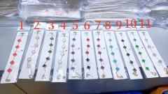 Fashion Popular Stainless Steel Four Leaf Clover Jewelry VCA Bracelet Wholesale for Women