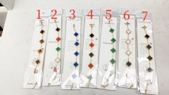 Fashion Popular Stainless Steel Four Leaf Clover Jewelry VCA Bracelet Wholesale for Women