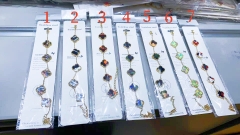 Fashion Popular Stainless Steel Four Leaf Clover Jewelry VCA Bracelet Wholesale for Women