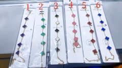 Fashion Popular Stainless Steel Four Leaf Clover Jewelry VCA Bracelet Wholesale for Women