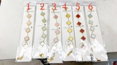 Fashion Popular Stainless Steel Four Leaf Clover Jewelry VCA Bracelet Wholesale for Women
