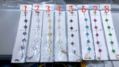 Fashion Popular Stainless Steel Four Leaf Clover Jewelry VCA Bracelet Wholesale for Women