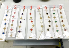 Fashion Popular Stainless Steel Four Leaf Clover Jewelry VCA Bracelet Wholesale for Women