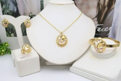 Stainless steel jewelry Necklace Earrings Bangle Ring Wholesale for women